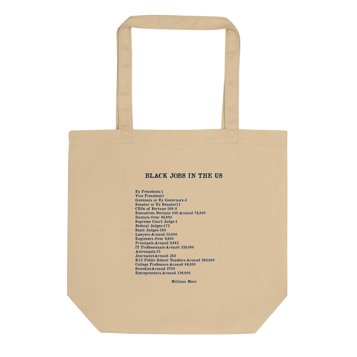 I Love My Black Job Eco Tote