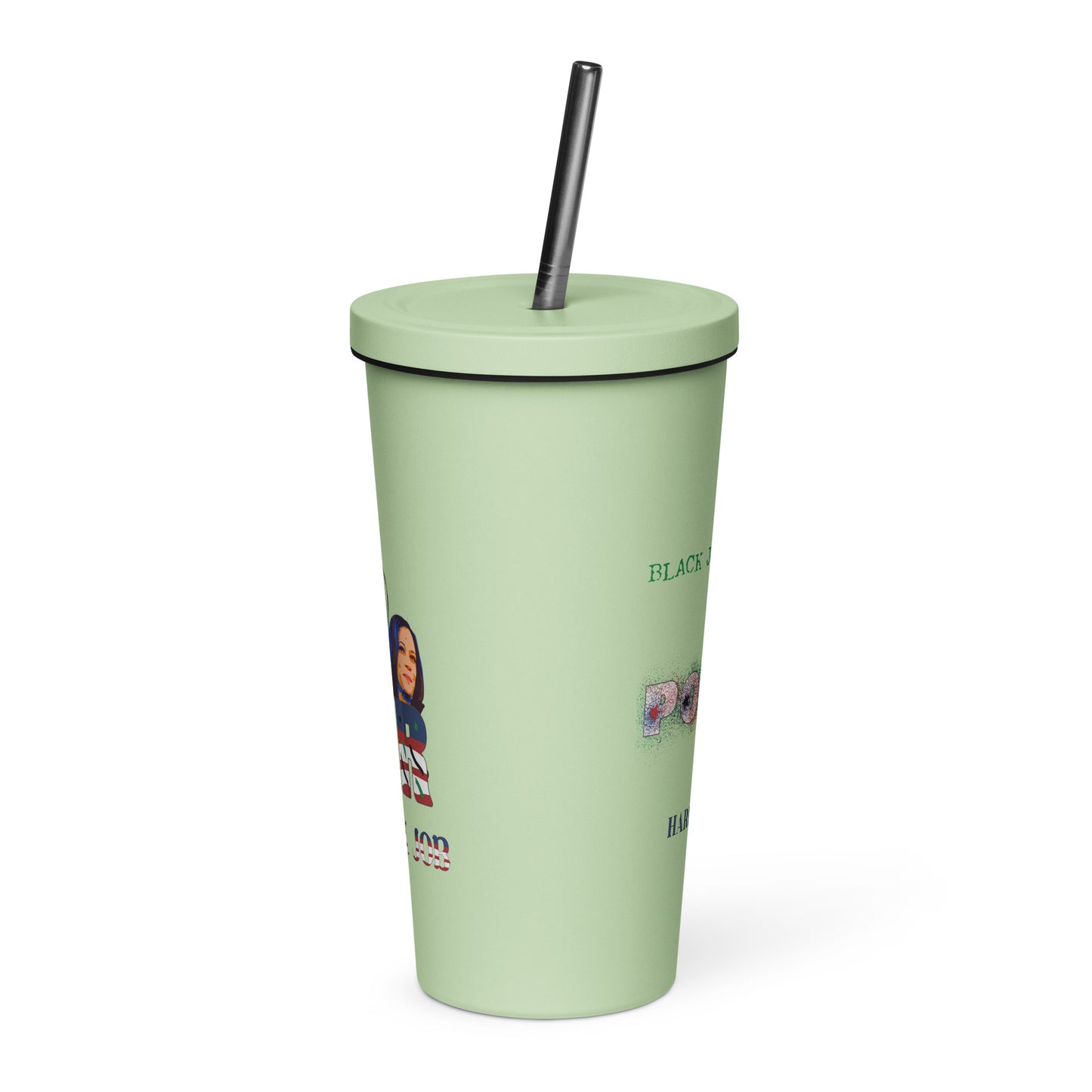 I Love Her Black Job - Insulated tumbler with a straw