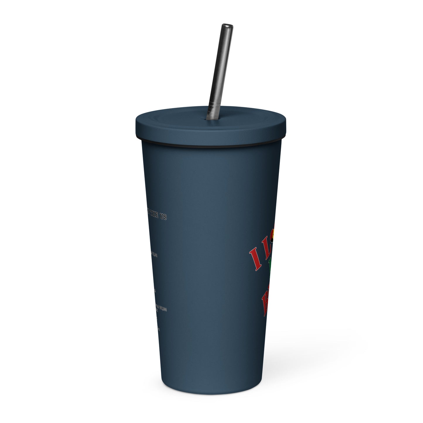 I Love My Black Job Insulated Tumbler