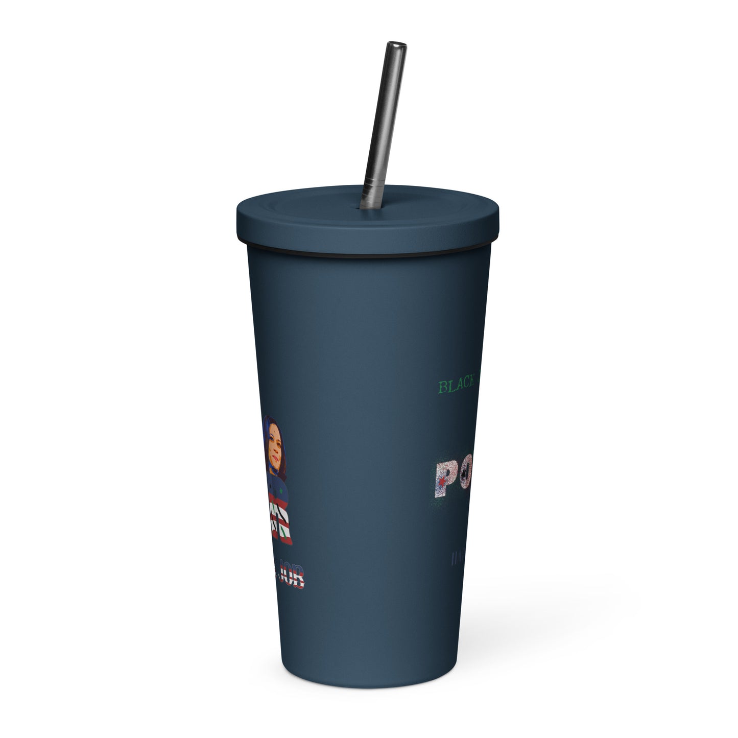I Love Her Black Job - Insulated tumbler with a straw