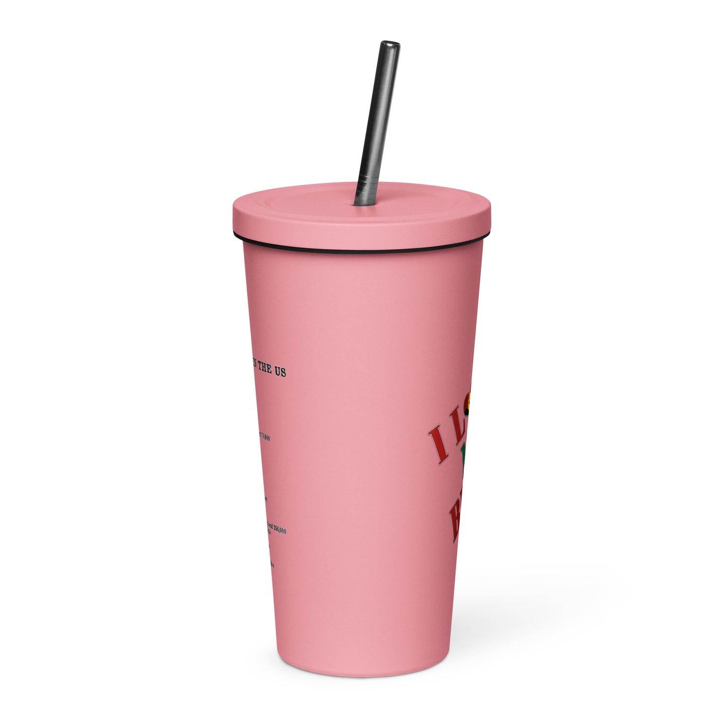 I Love My Black Job Insulated Tumbler