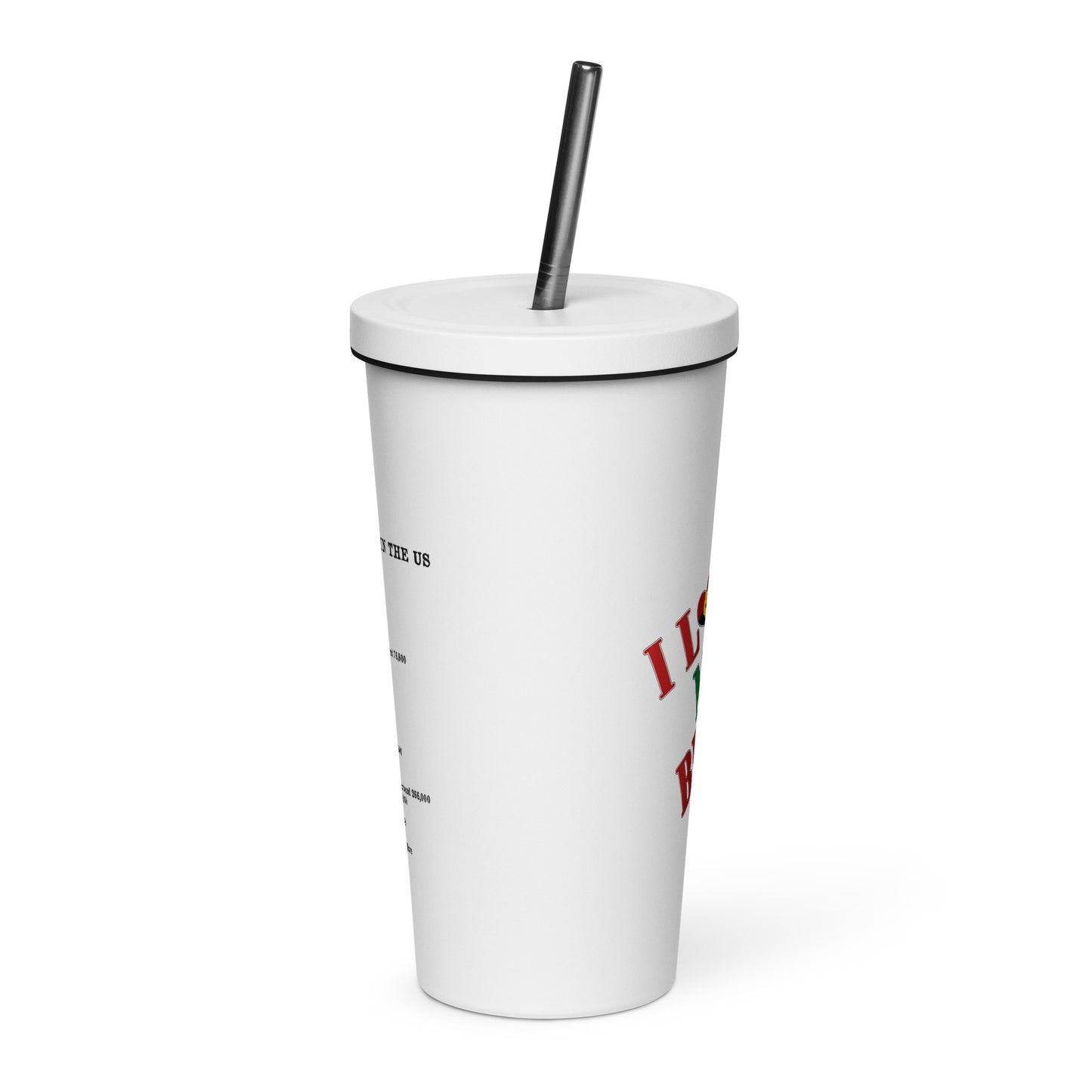 I Love My Black Job Insulated Tumbler