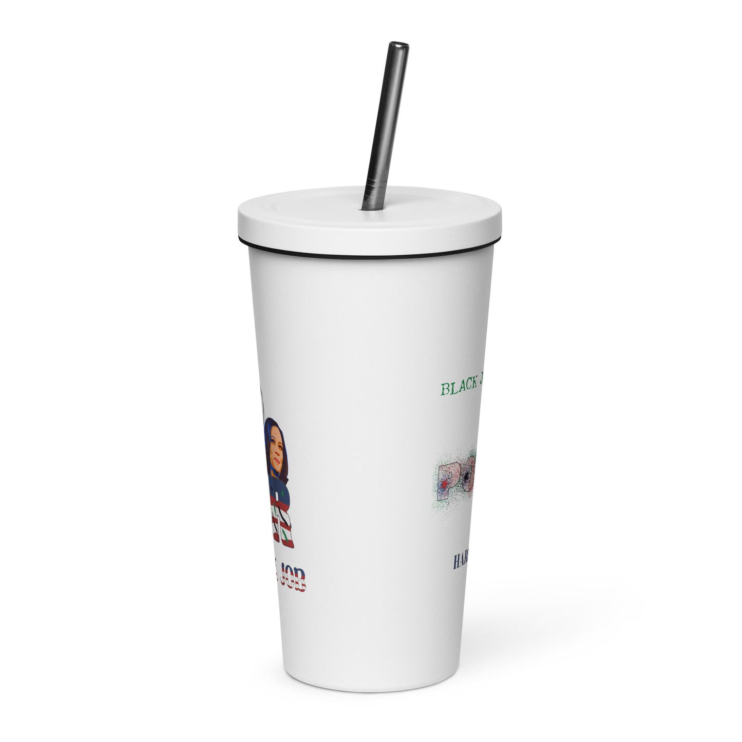 I Love Her Black Job - Insulated tumbler with a straw