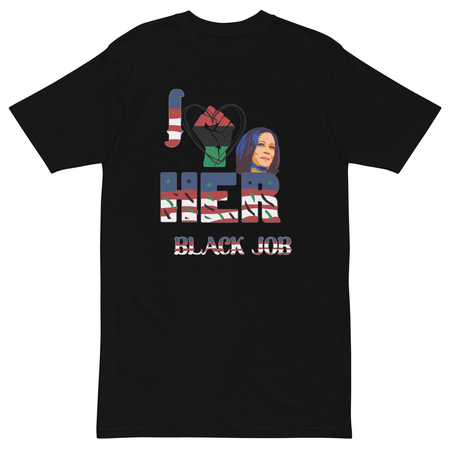 I Love Her Black Job-Men’s Premium Heavyweight Tee