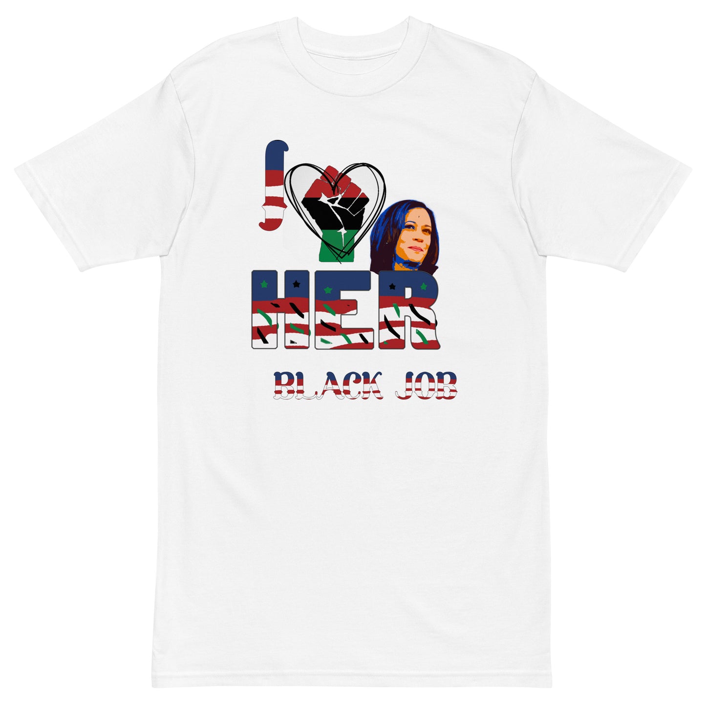 I Love Her Black Job-Men’s Premium Heavyweight Tee