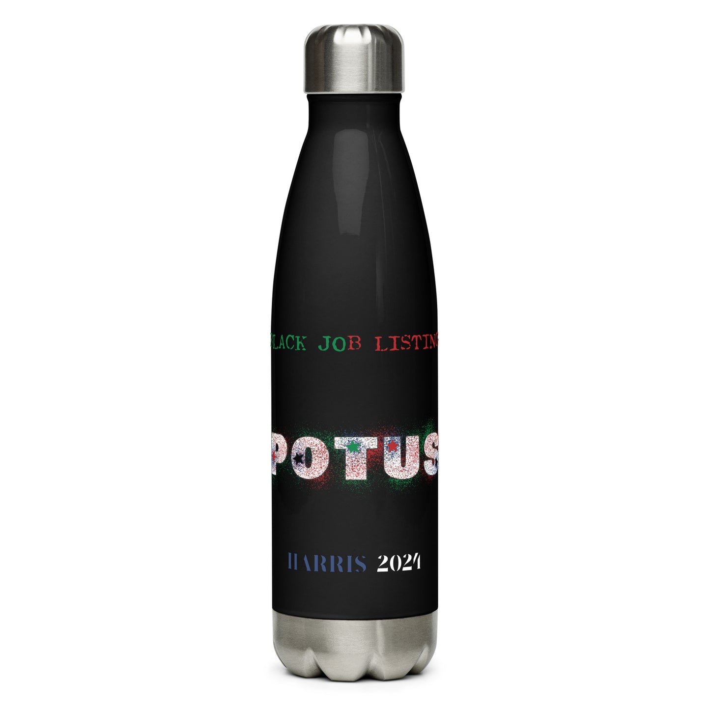 I Love Her Black Job - Stainless steel water bottle