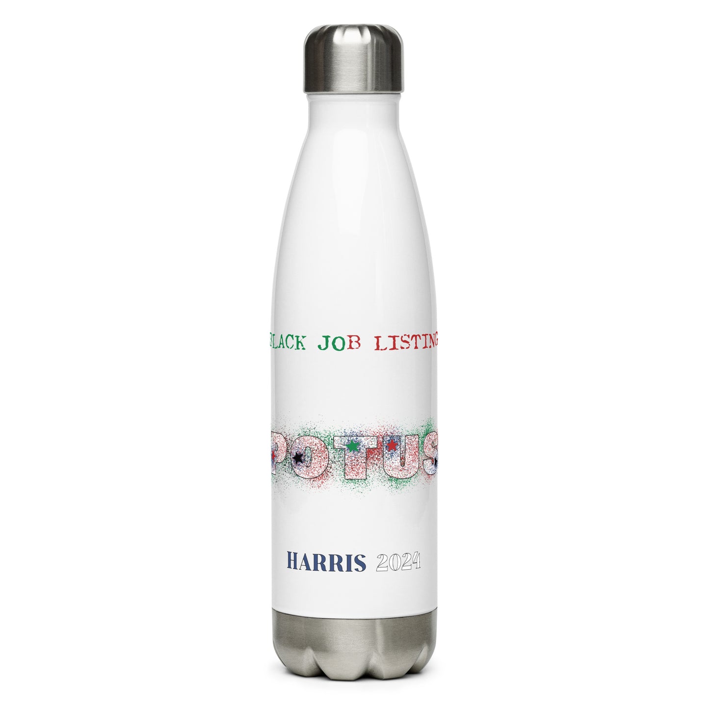 I Love Her Black Job - Stainless steel water bottle