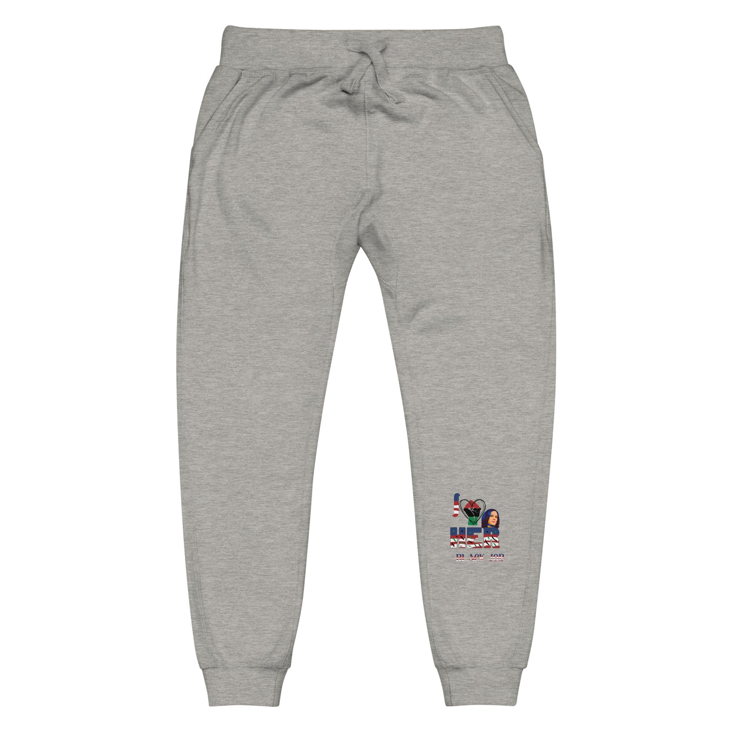 I Love Her Black Job - Unisex fleece sweatpants