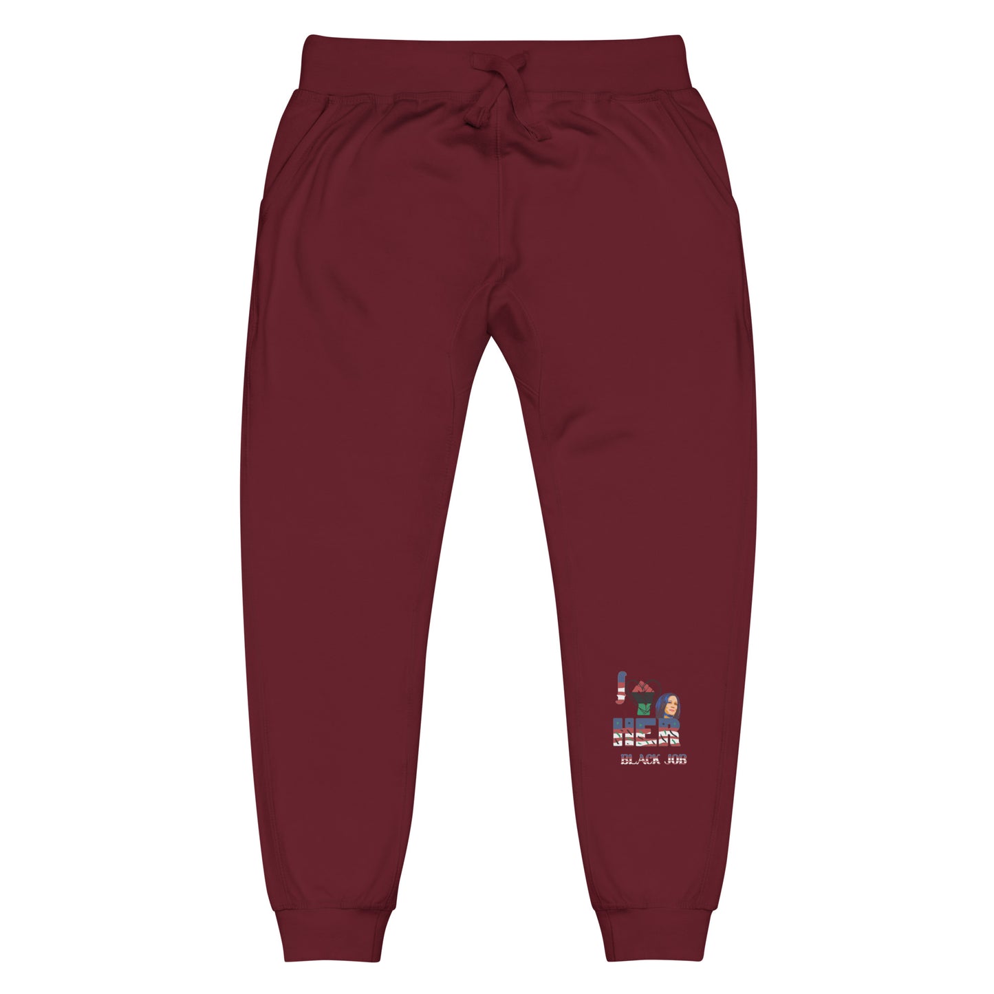 I Love Her Black Job - Unisex fleece sweatpants