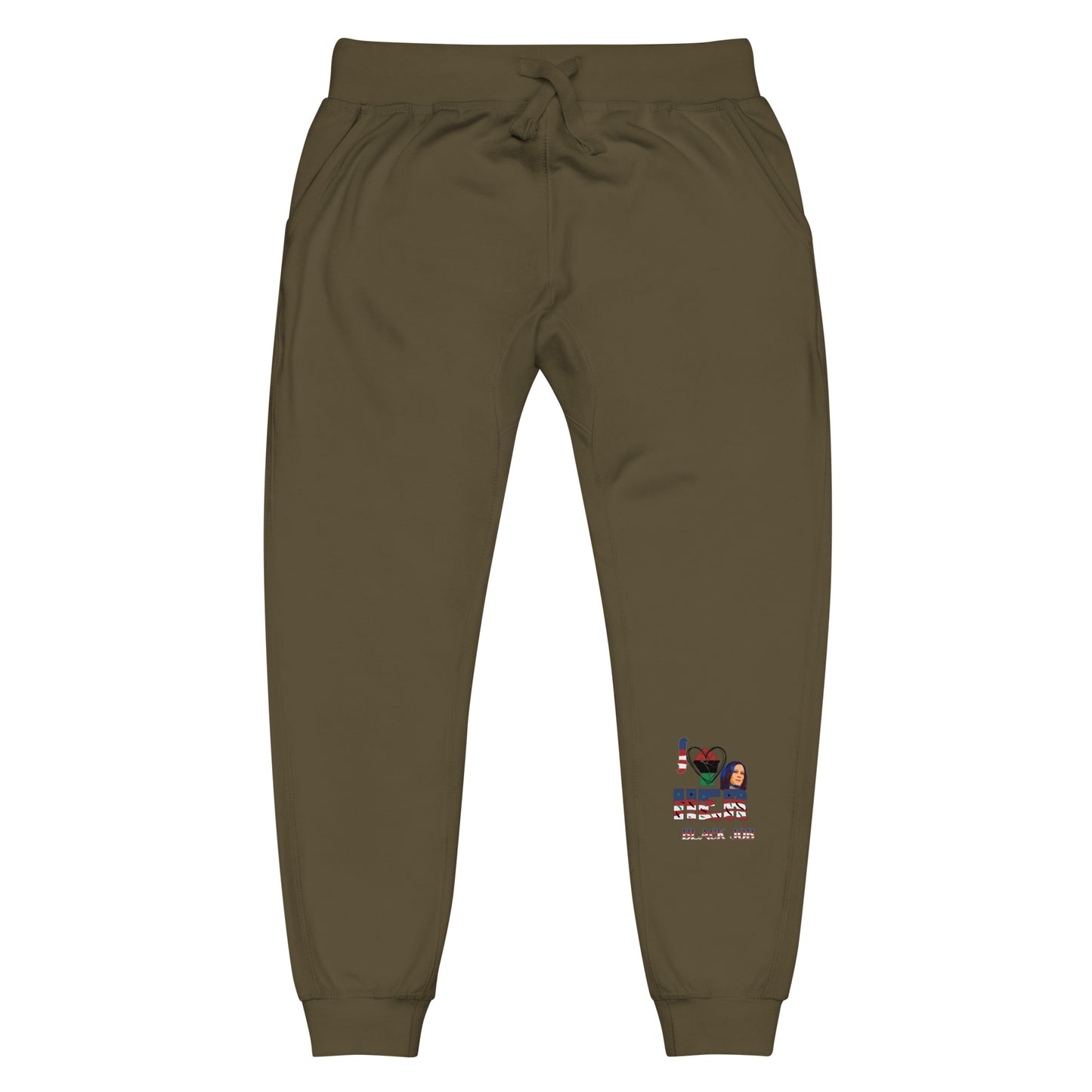 I Love Her Black Job - Unisex fleece sweatpants