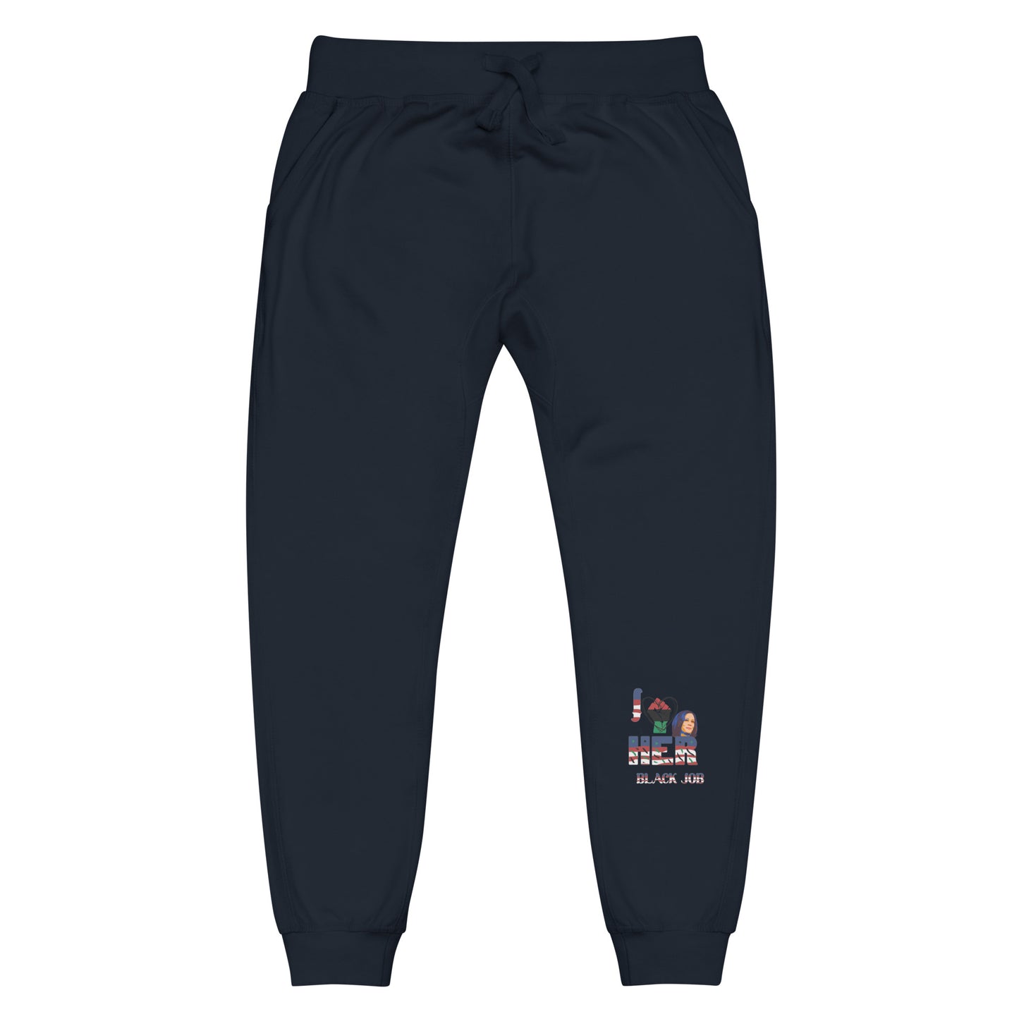 I Love Her Black Job - Unisex fleece sweatpants