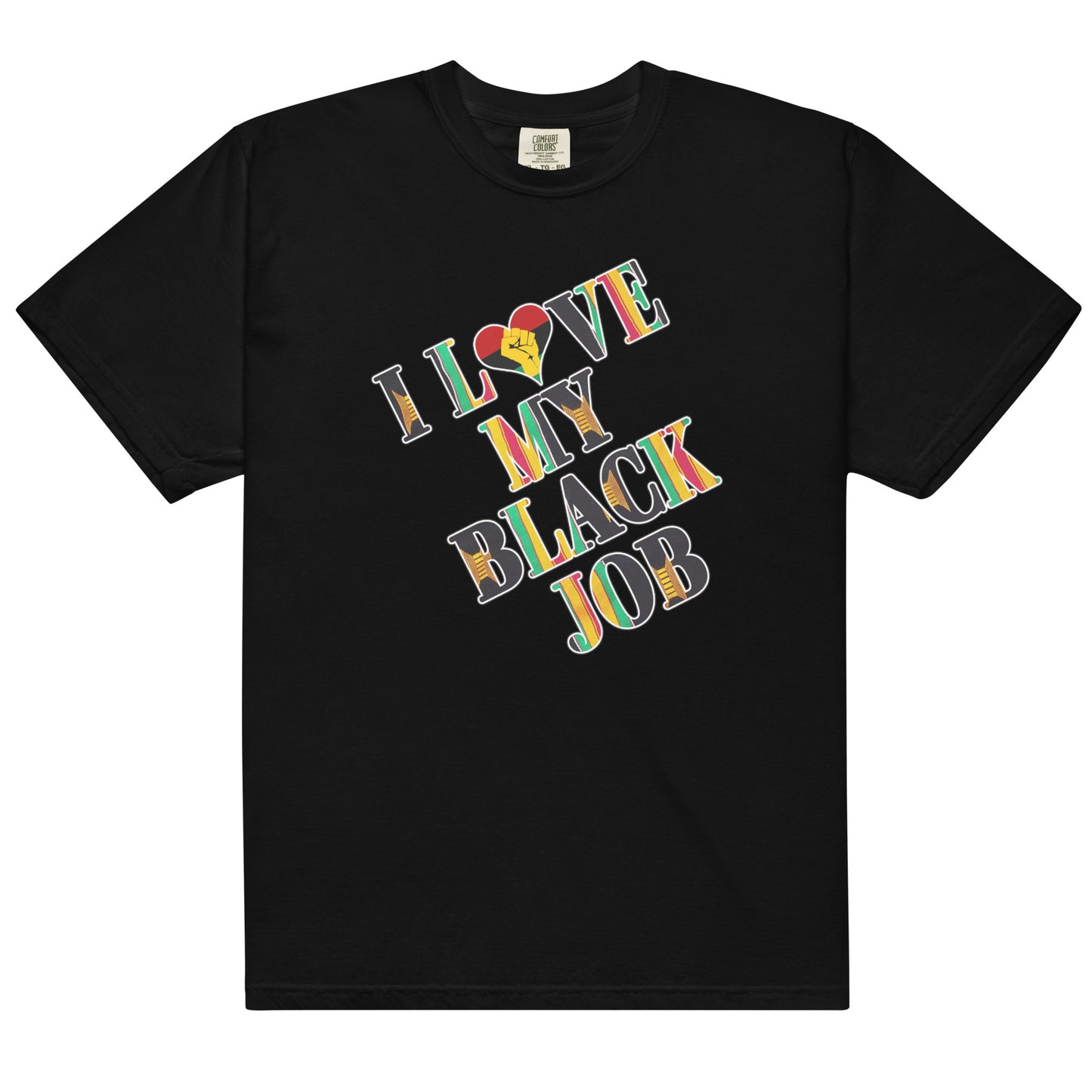 Kente I Love My Black Job Men's Tee
