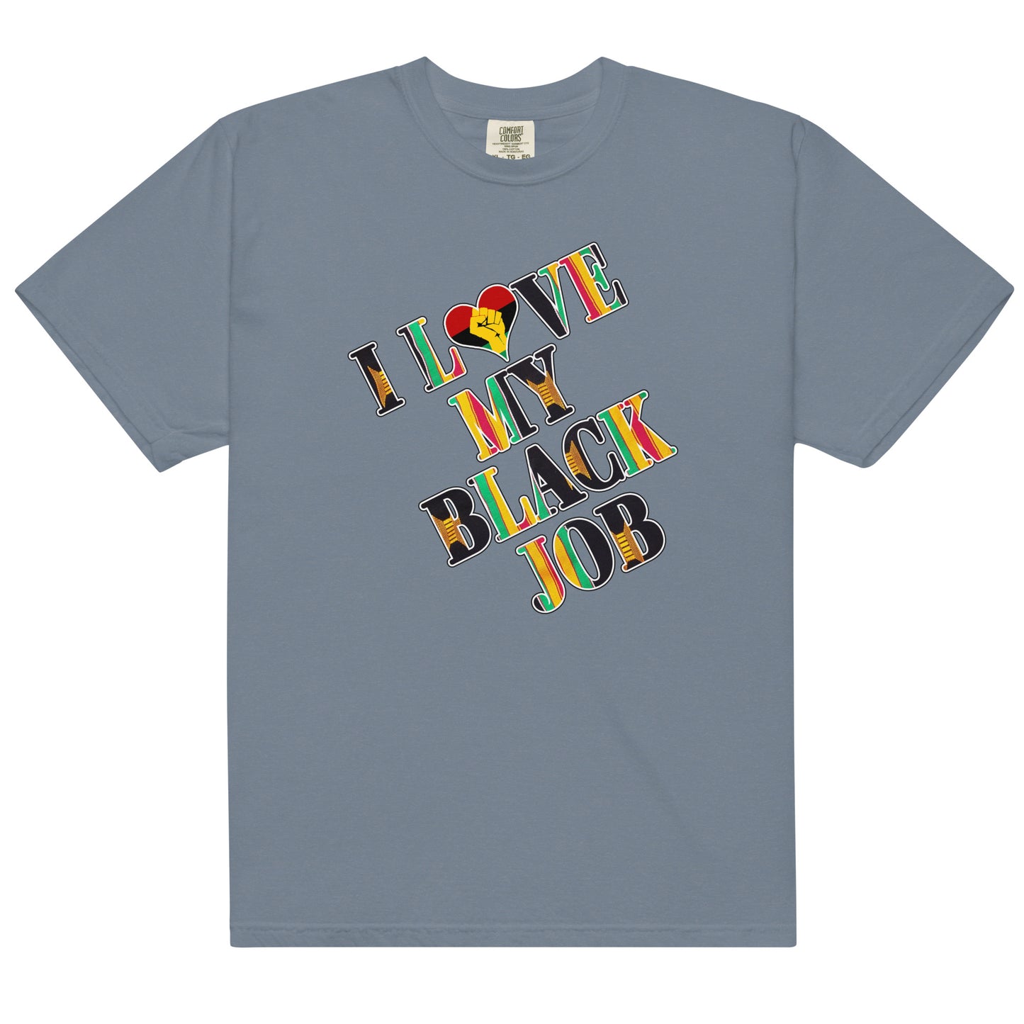 Kente I Love My Black Job Men's Tee