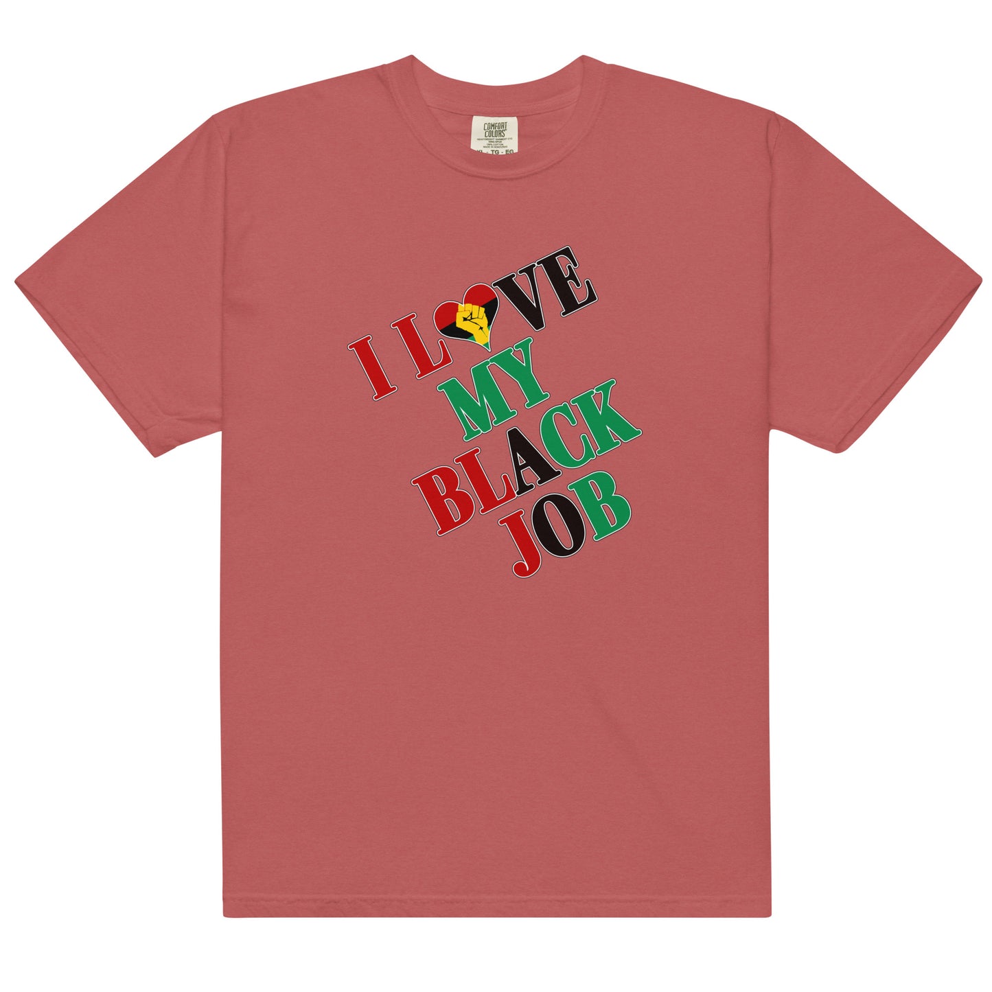 I Love My Black Job Men's Tee