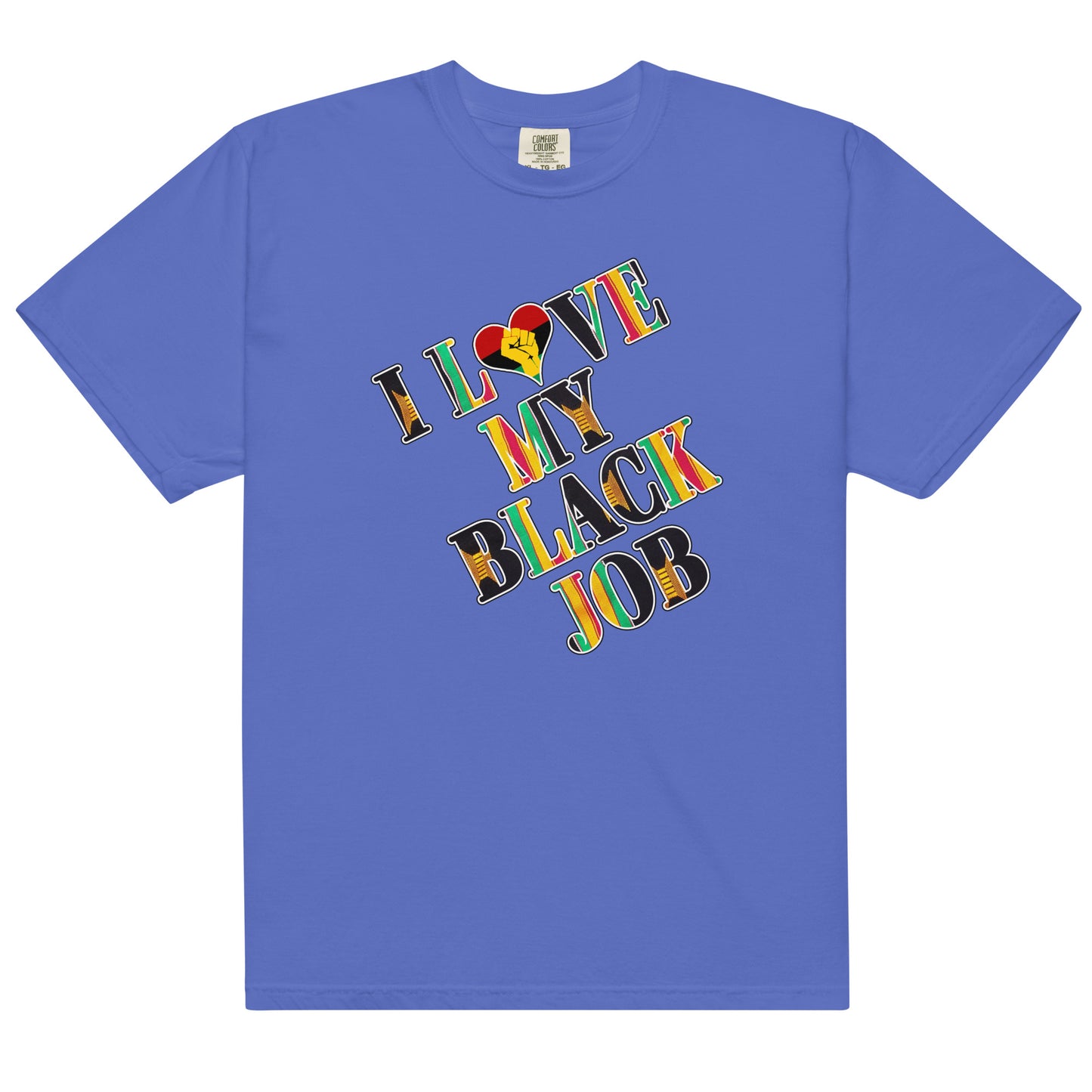 Kente I Love My Black Job Men's Tee