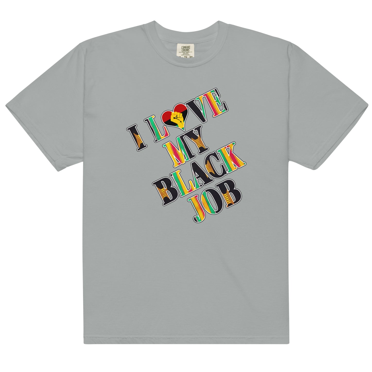 Kente I Love My Black Job Men's Tee