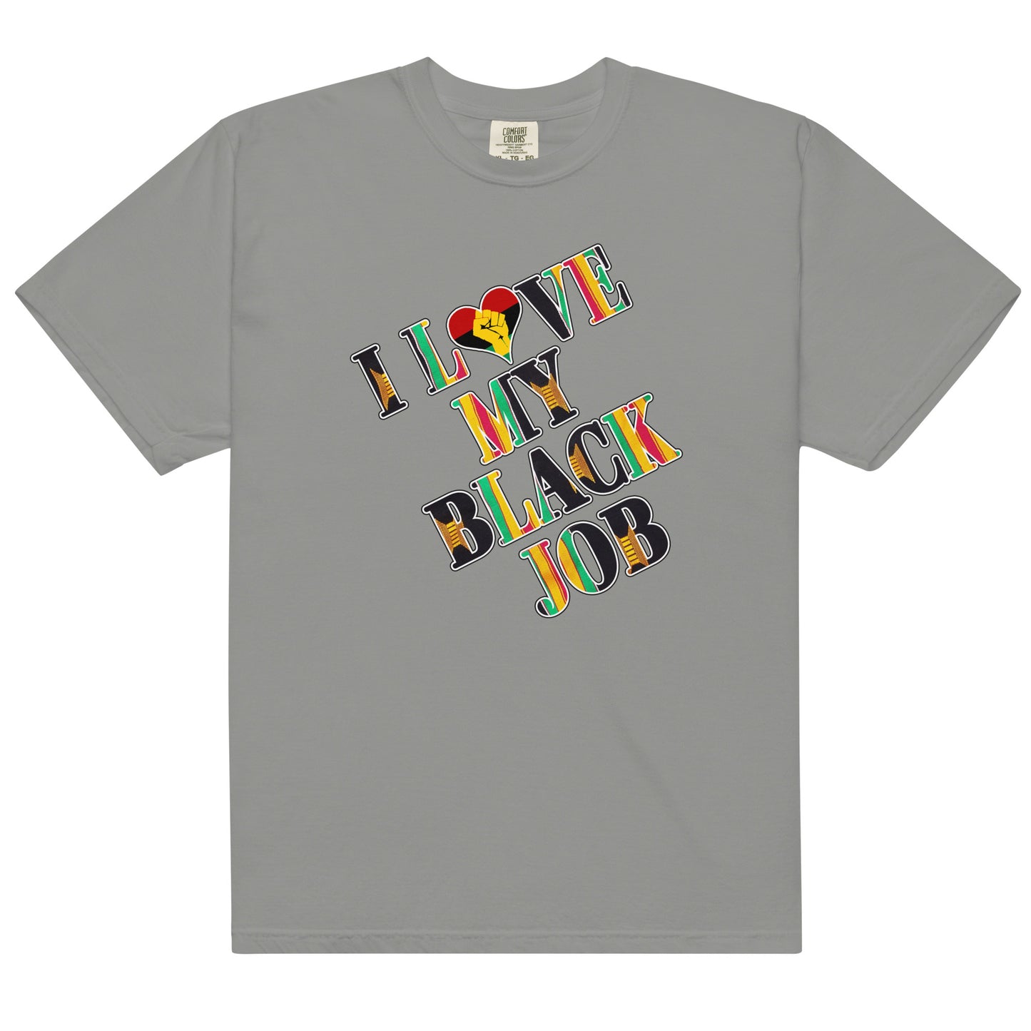Kente I Love My Black Job Men's Tee