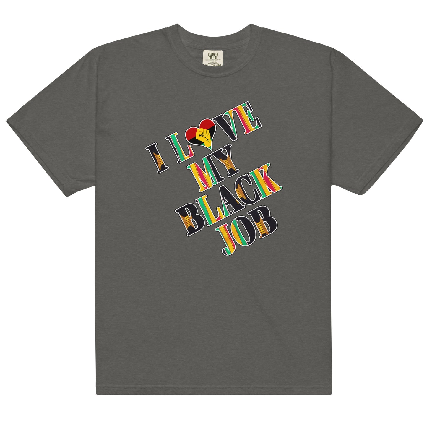 Kente I Love My Black Job Men's Tee