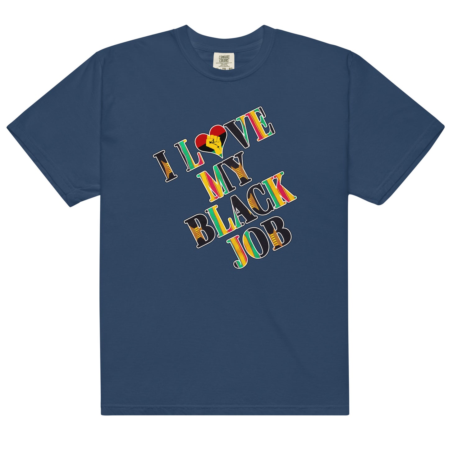 Kente I Love My Black Job Men's Tee