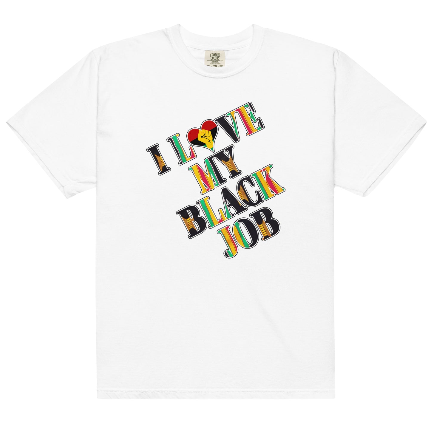 Kente I Love My Black Job Men's Tee