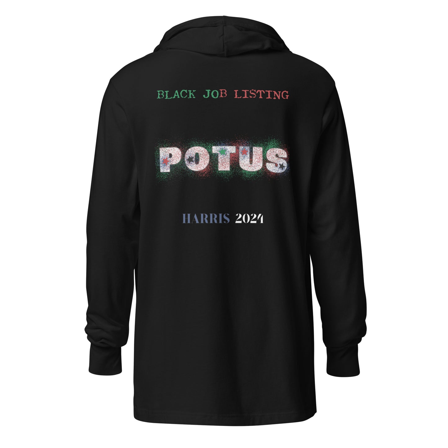 I Love Her Black Job - Hooded long-sleeve tee