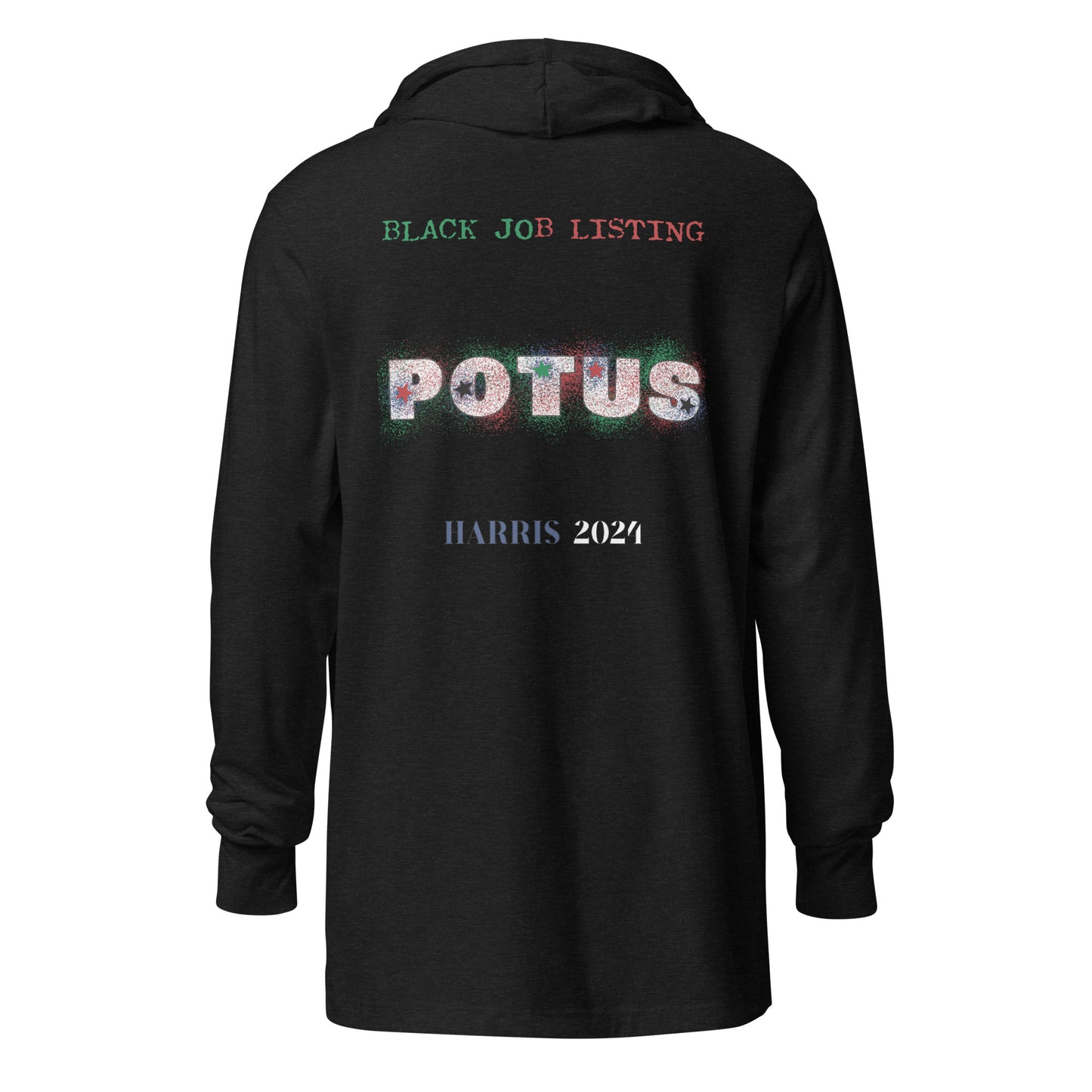 I Love Her Black Job - Hooded long-sleeve tee