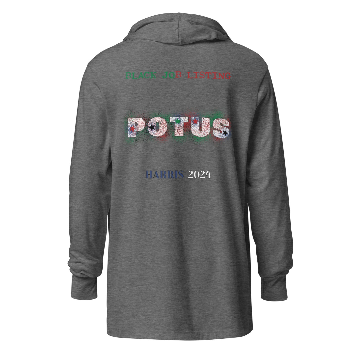 I Love Her Black Job - Hooded long-sleeve tee