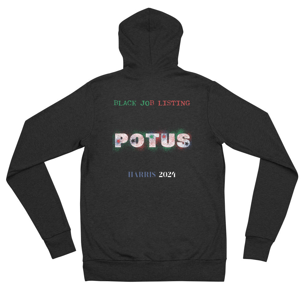 I Love Her Black Job - Unisex Zip Hoodie