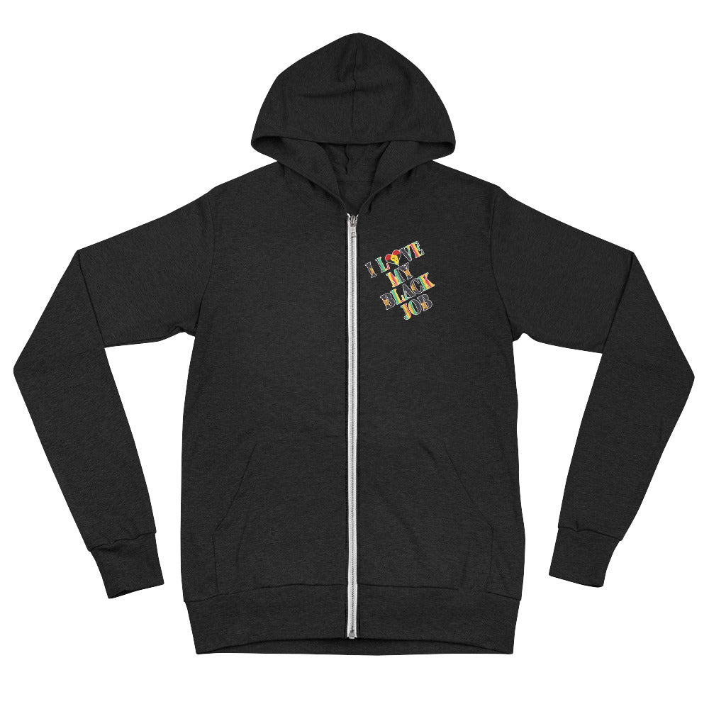 Kente I Love My Black Job Unisex Fleece