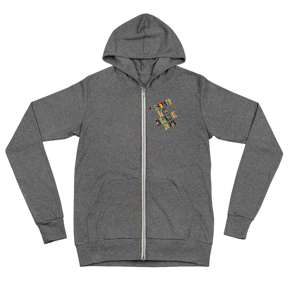 Kente I Love My Black Job Unisex Fleece
