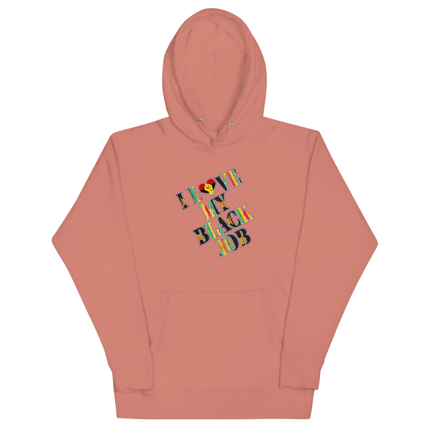 Kente I Love My Black Job Unisex Hoodie
