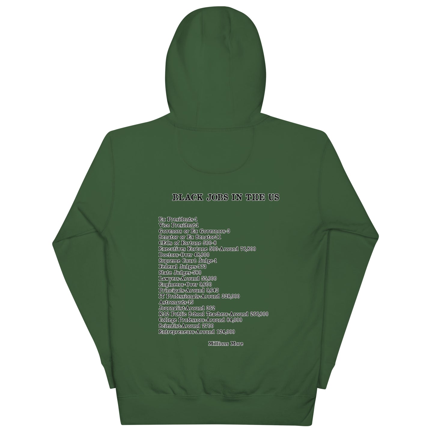 I Love My Black Job Unisex Hoodie