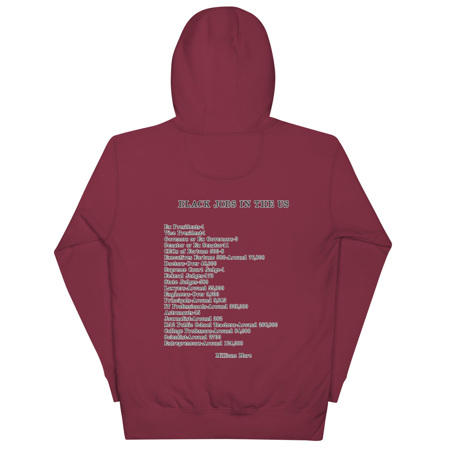 I Love My Black Job Unisex Hoodie