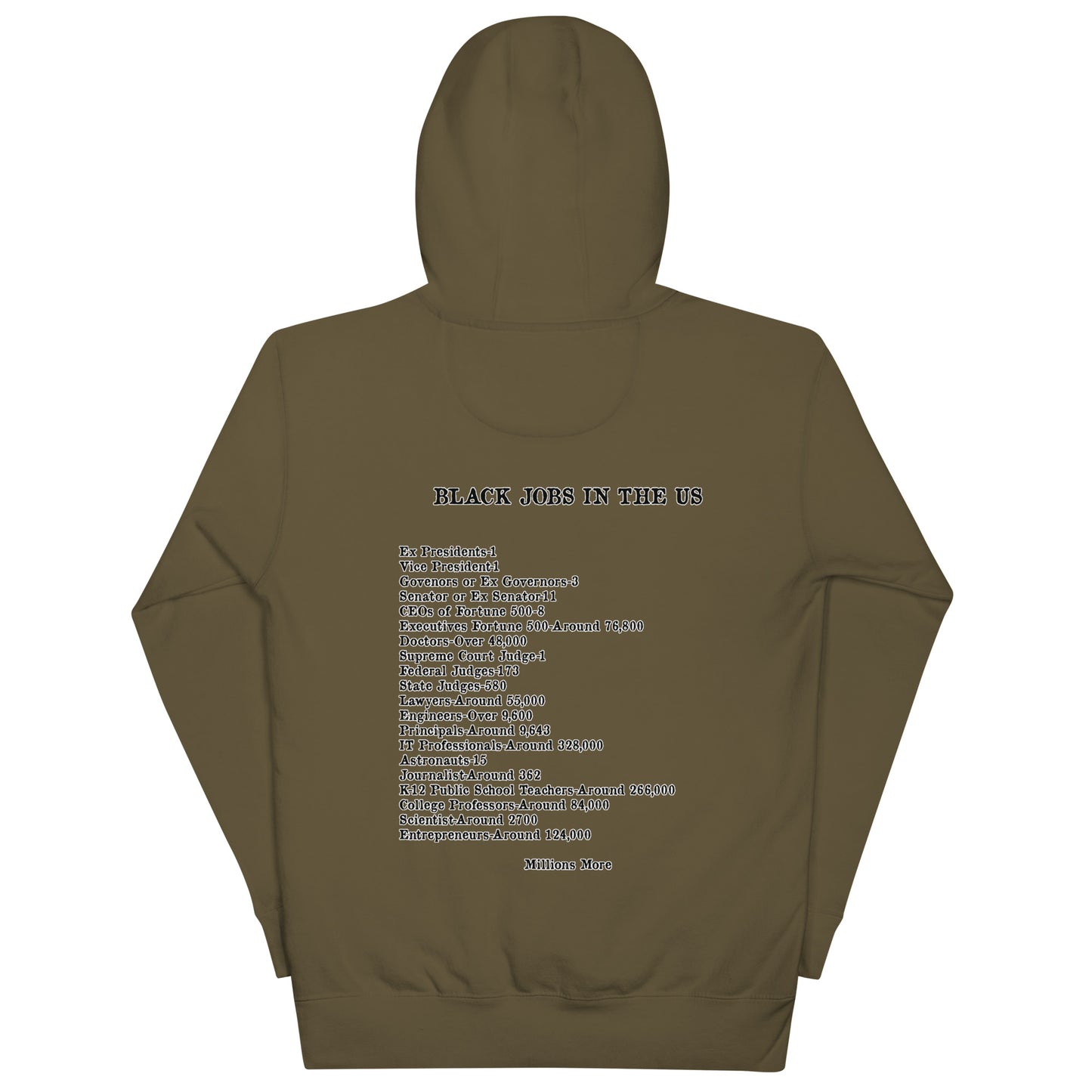 I Love My Black Job Unisex Hoodie