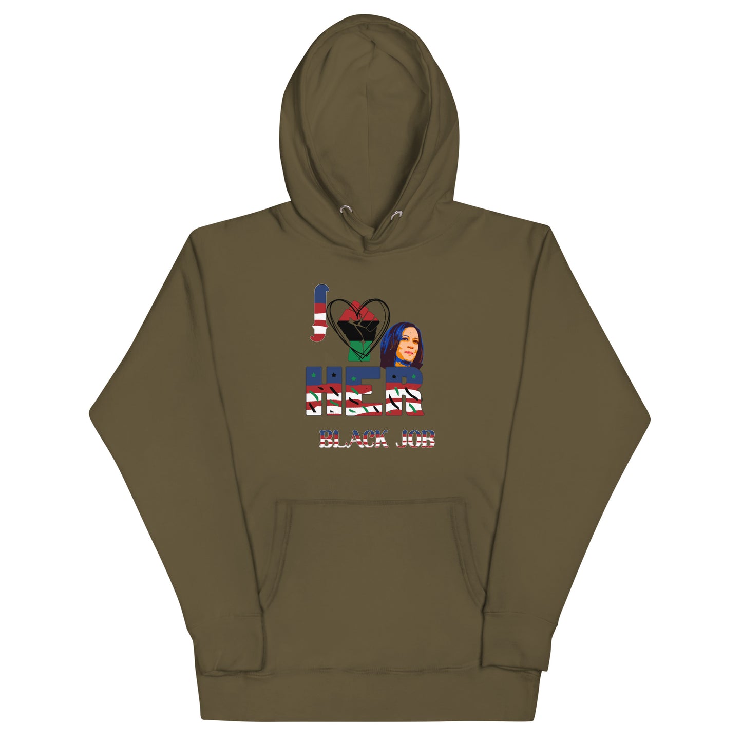I Love Her Black Job - Unisex Hoodie