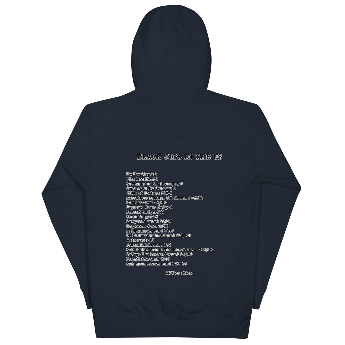 I Love My Black Job Unisex Hoodie