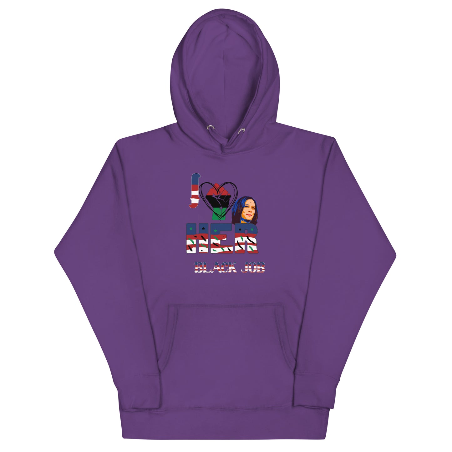 I Love Her Black Job - Unisex Hoodie