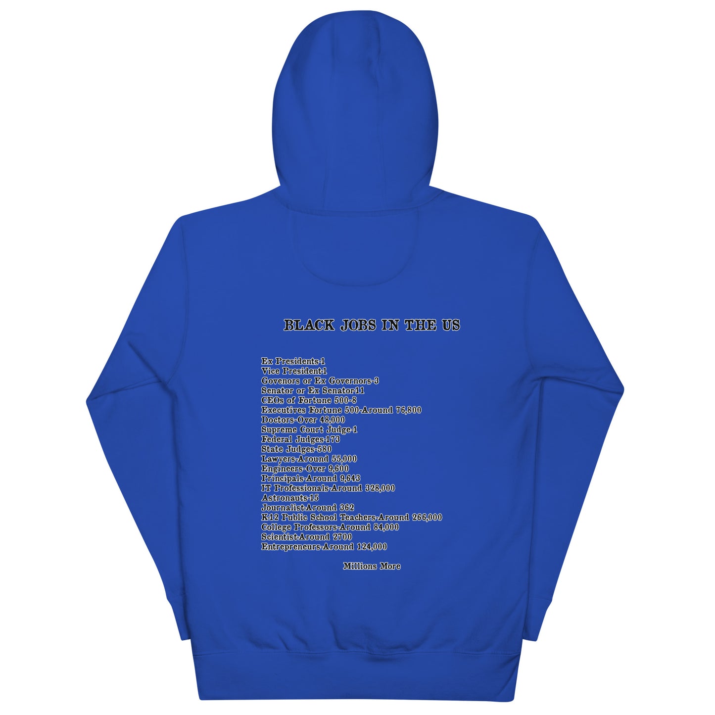 I Love My Black Job Unisex Hoodie