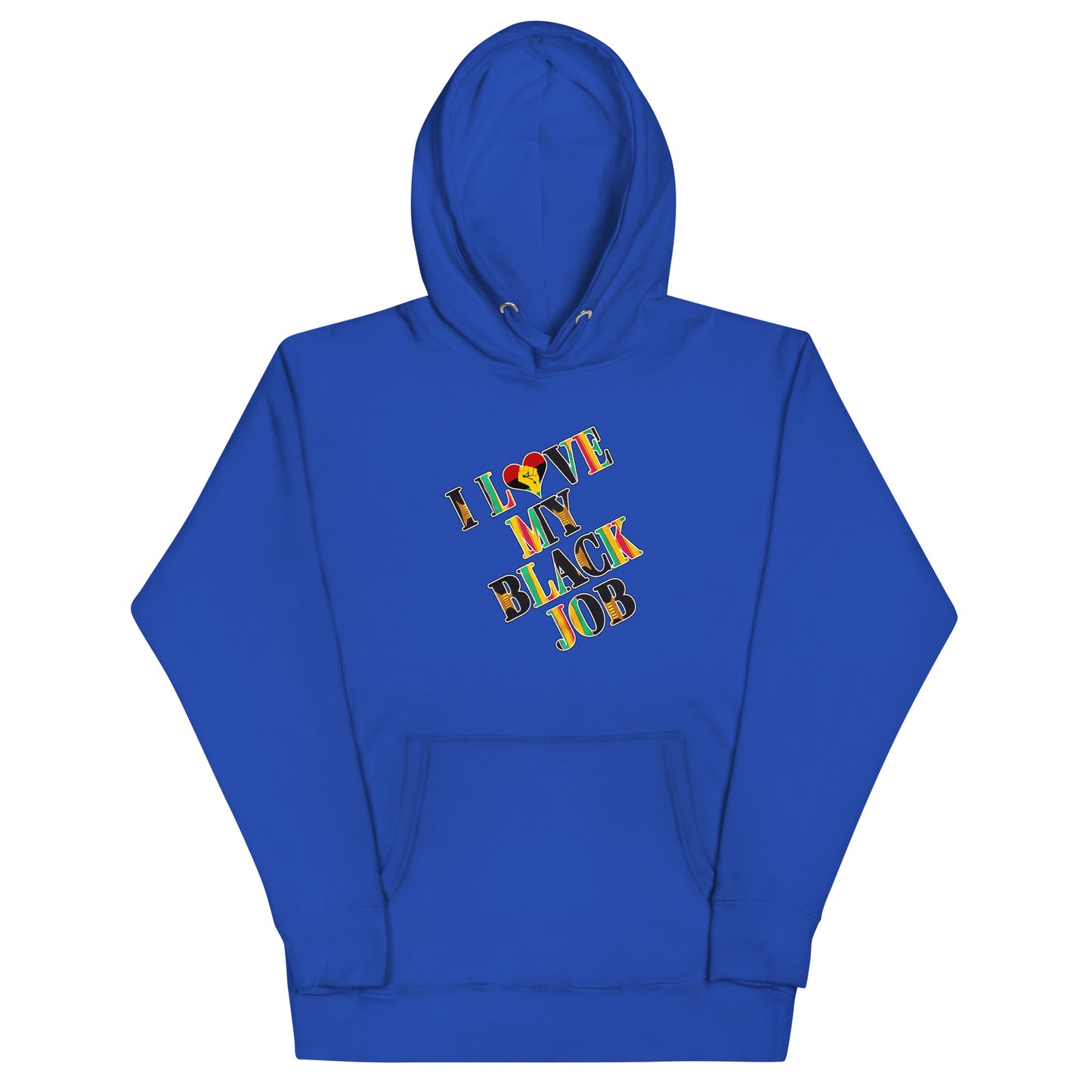 Kente I Love My Black Job Unisex Hoodie