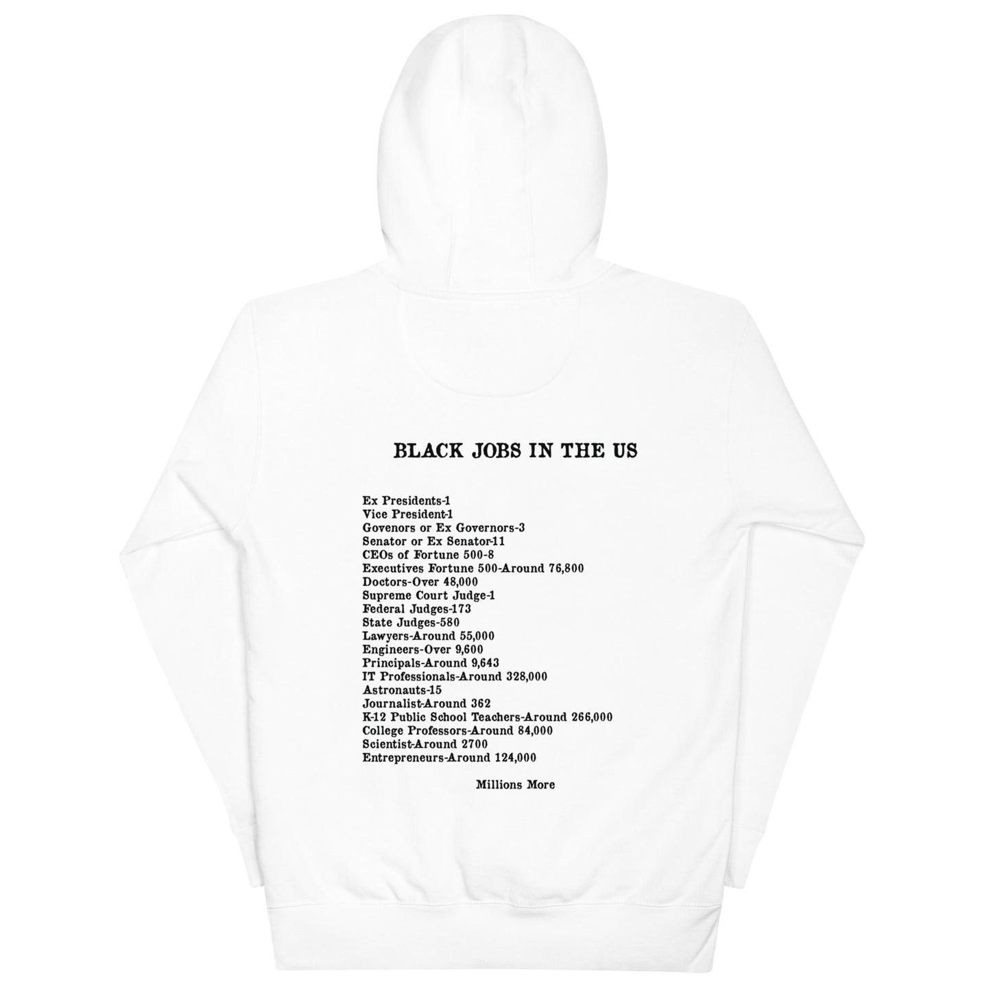 I Love My Black Job Unisex Hoodie
