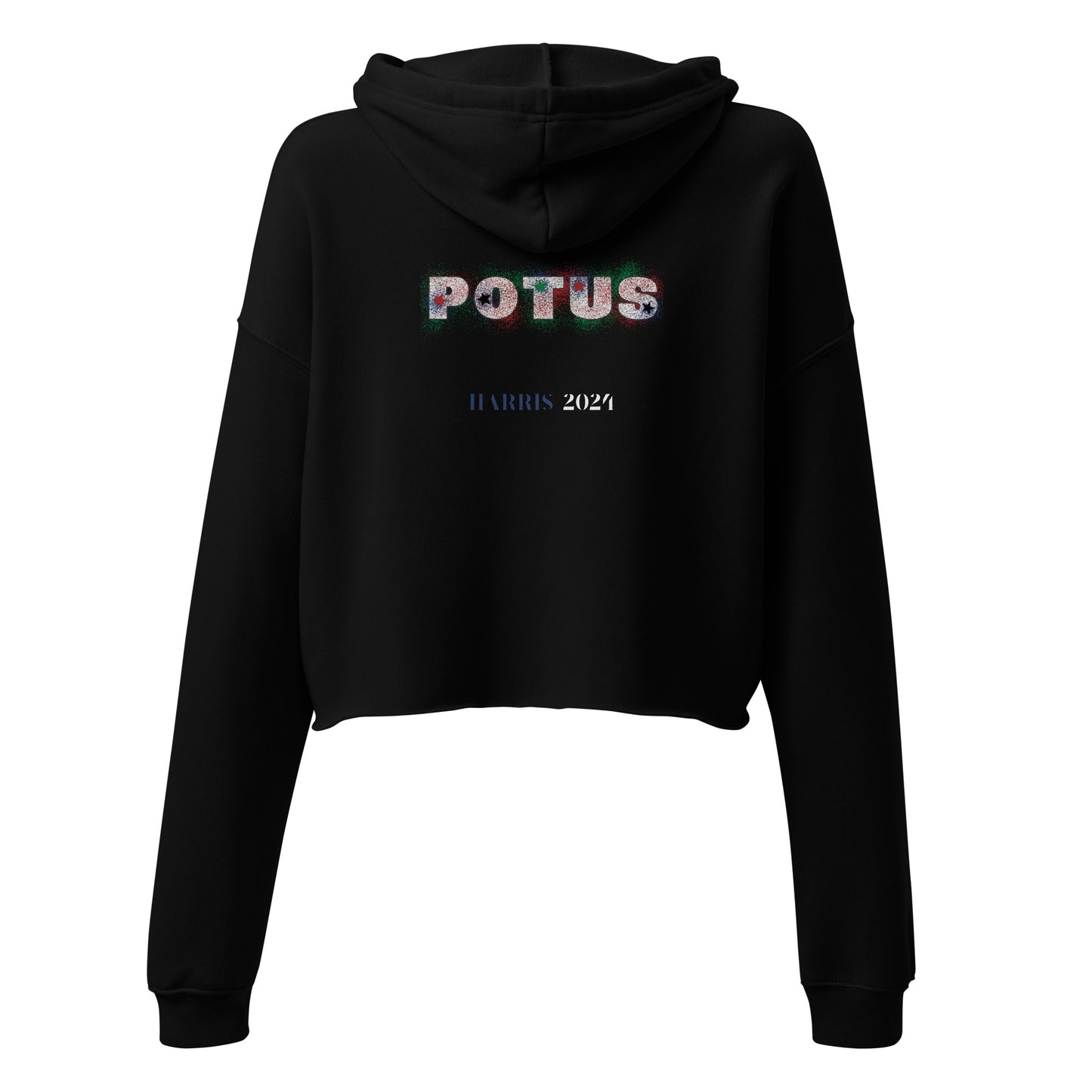 I Love Her Black Job - Crop Hoodie