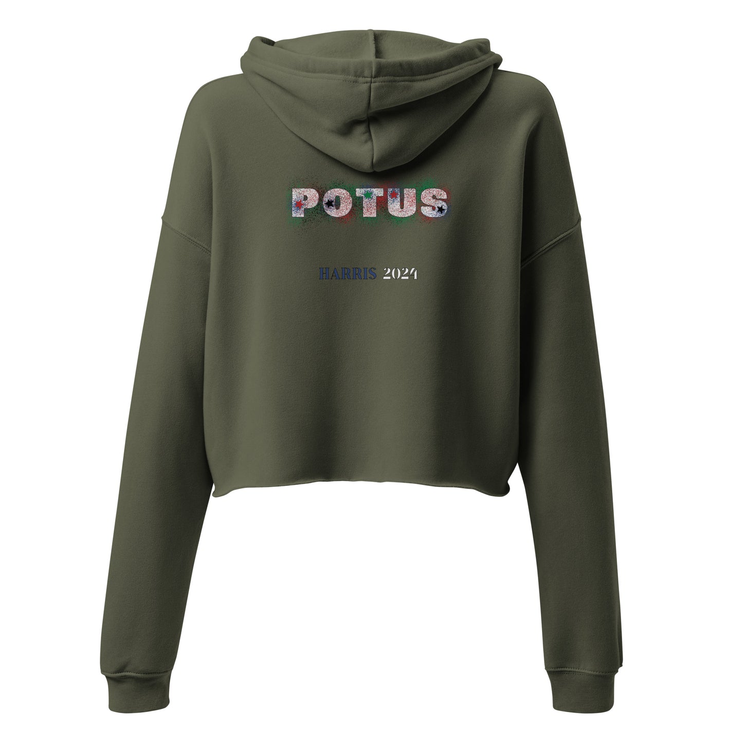 I Love Her Black Job - Crop Hoodie