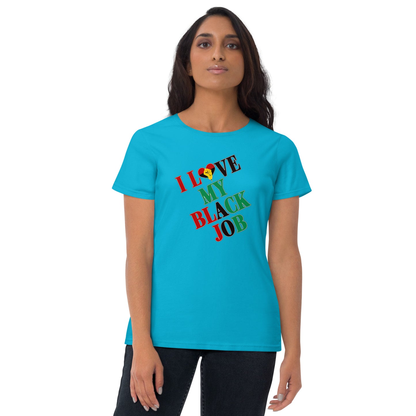 I Love My Black Job Women's Tee