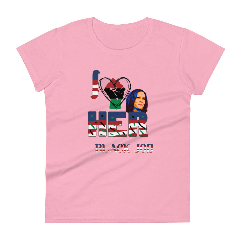 I Love Her Black Job - Women's Short Sleeve T-shirt