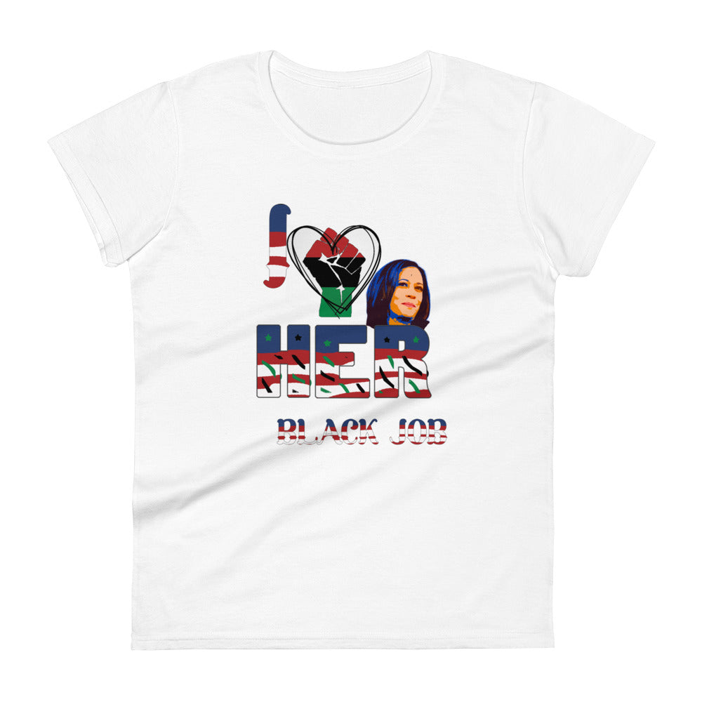 I Love Her Black Job - Women's Short Sleeve T-shirt