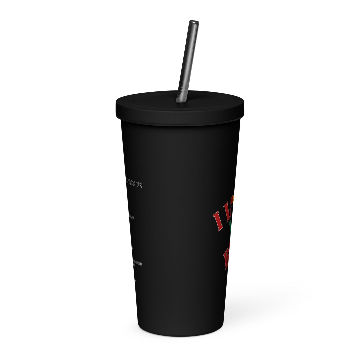 I Love My Black Job Insulated Tumbler