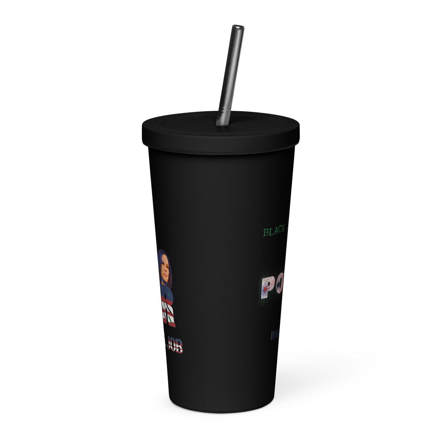 I Love Her Black Job - Insulated tumbler with a straw