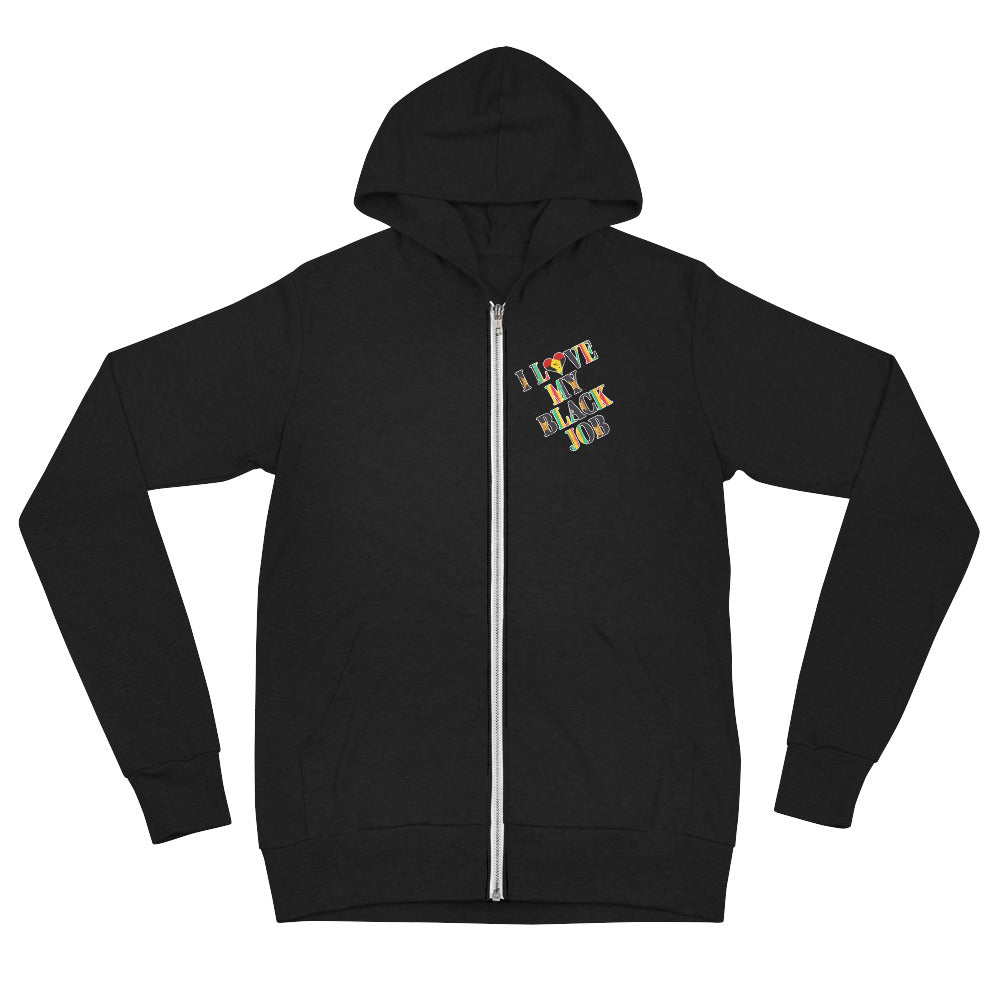 Kente I Love My Black Job Unisex Fleece